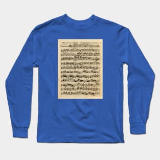 Vivaldi | Autumn | Original handwritten score by Antonio Vivaldi | The four Seasons Long Sleeve T-Shirt